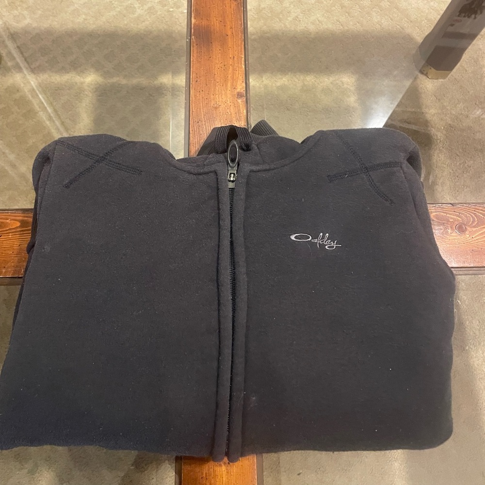 Oakley Men's Zip-Up Black Sweater